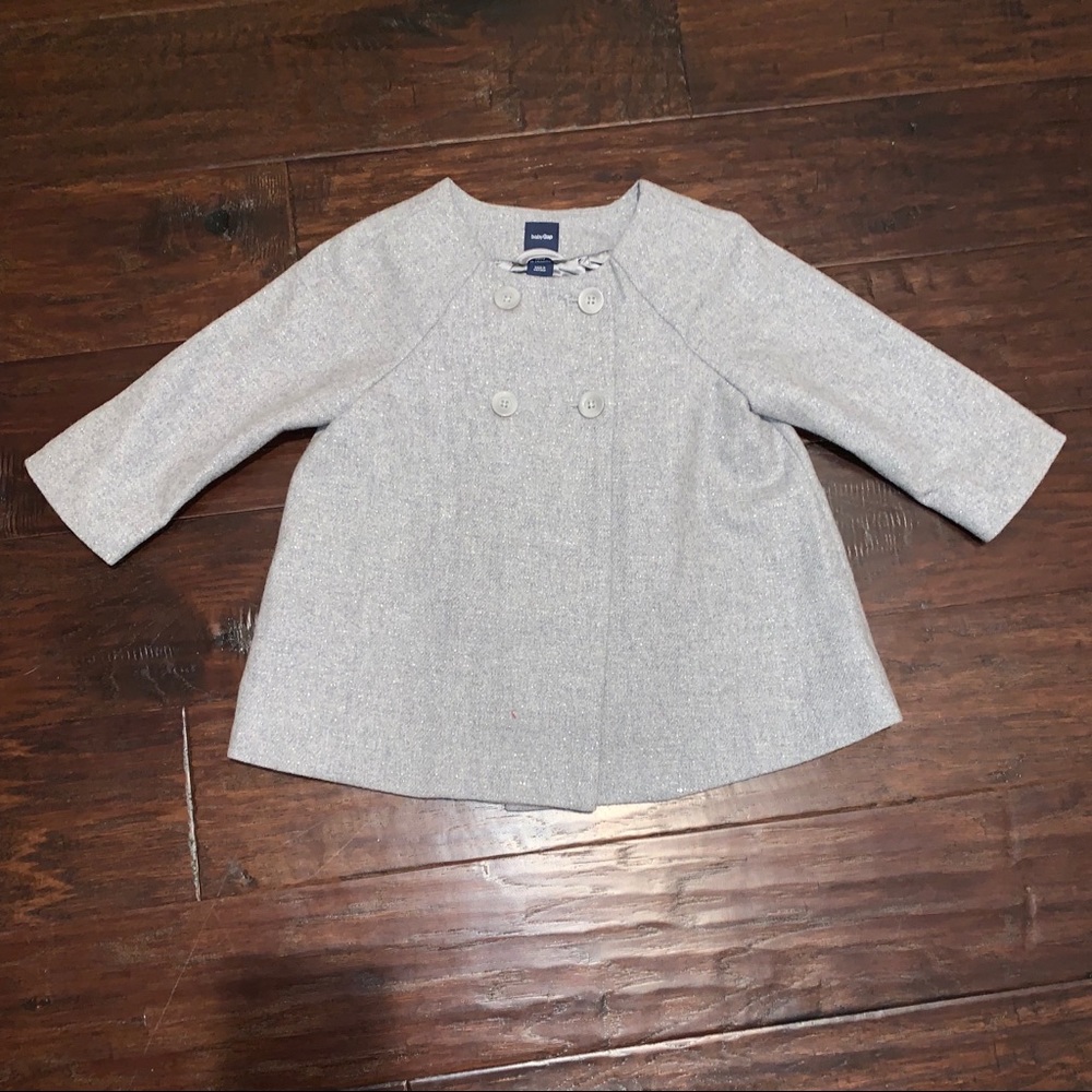 Gap shimmery wool coat NWT 18-24mo